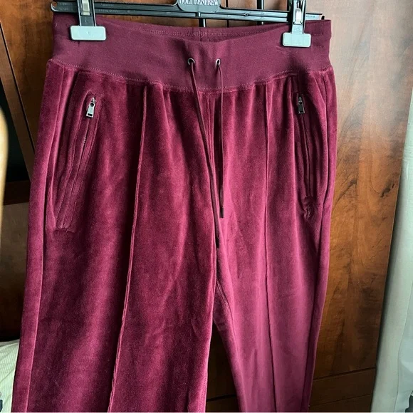 NWT Women's Polo Ralph Lauren Track pants / Burgundy / Size S - Picture 4 of 13